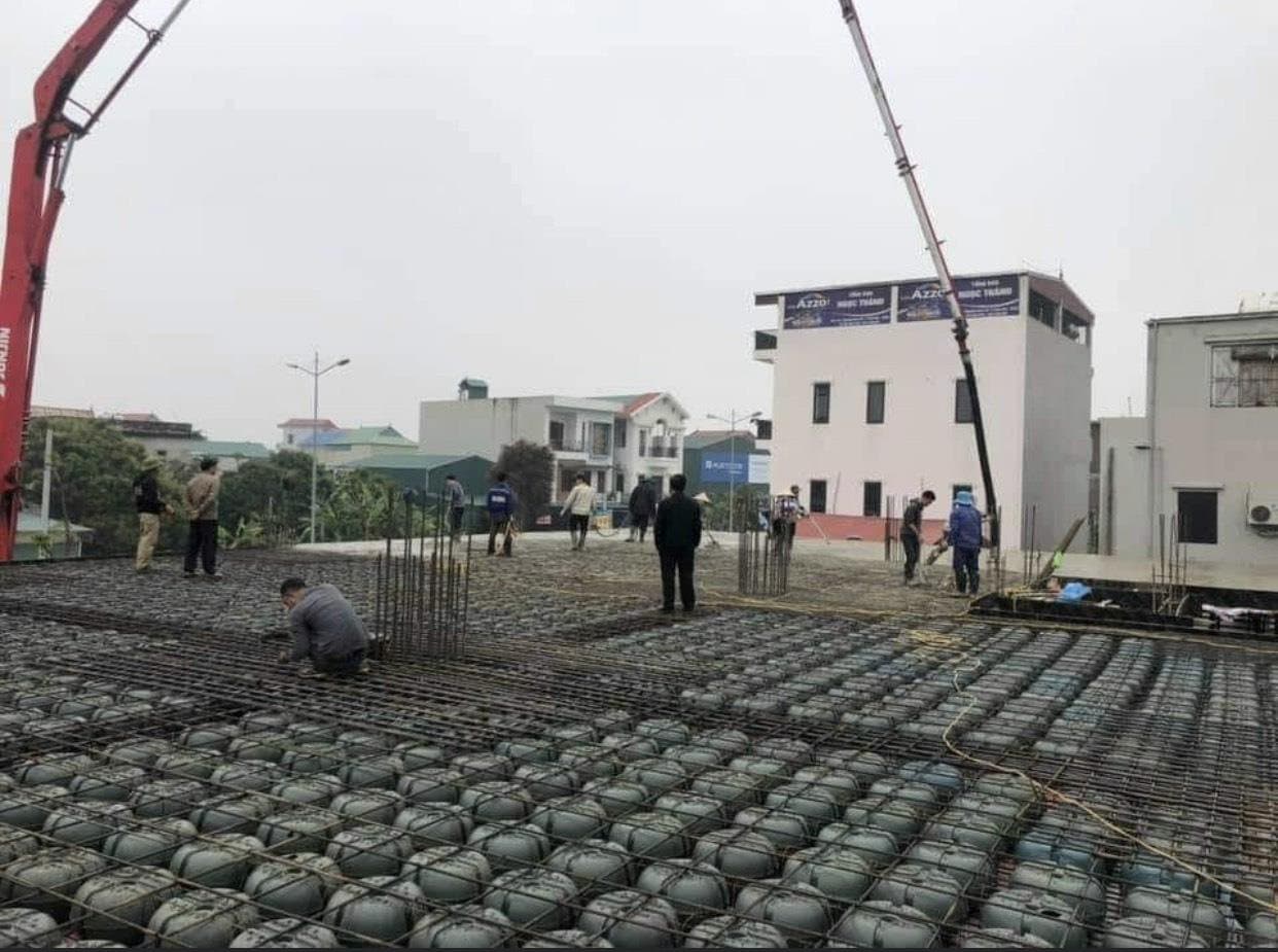 Đổ sàn mái