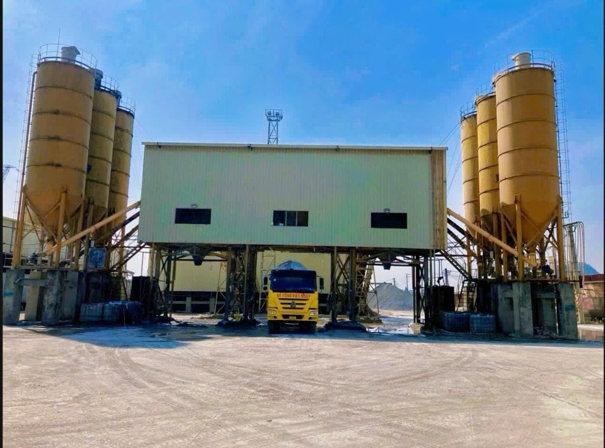 Trạm trộn bê tông Việt Nhật NB tại Ý Yên